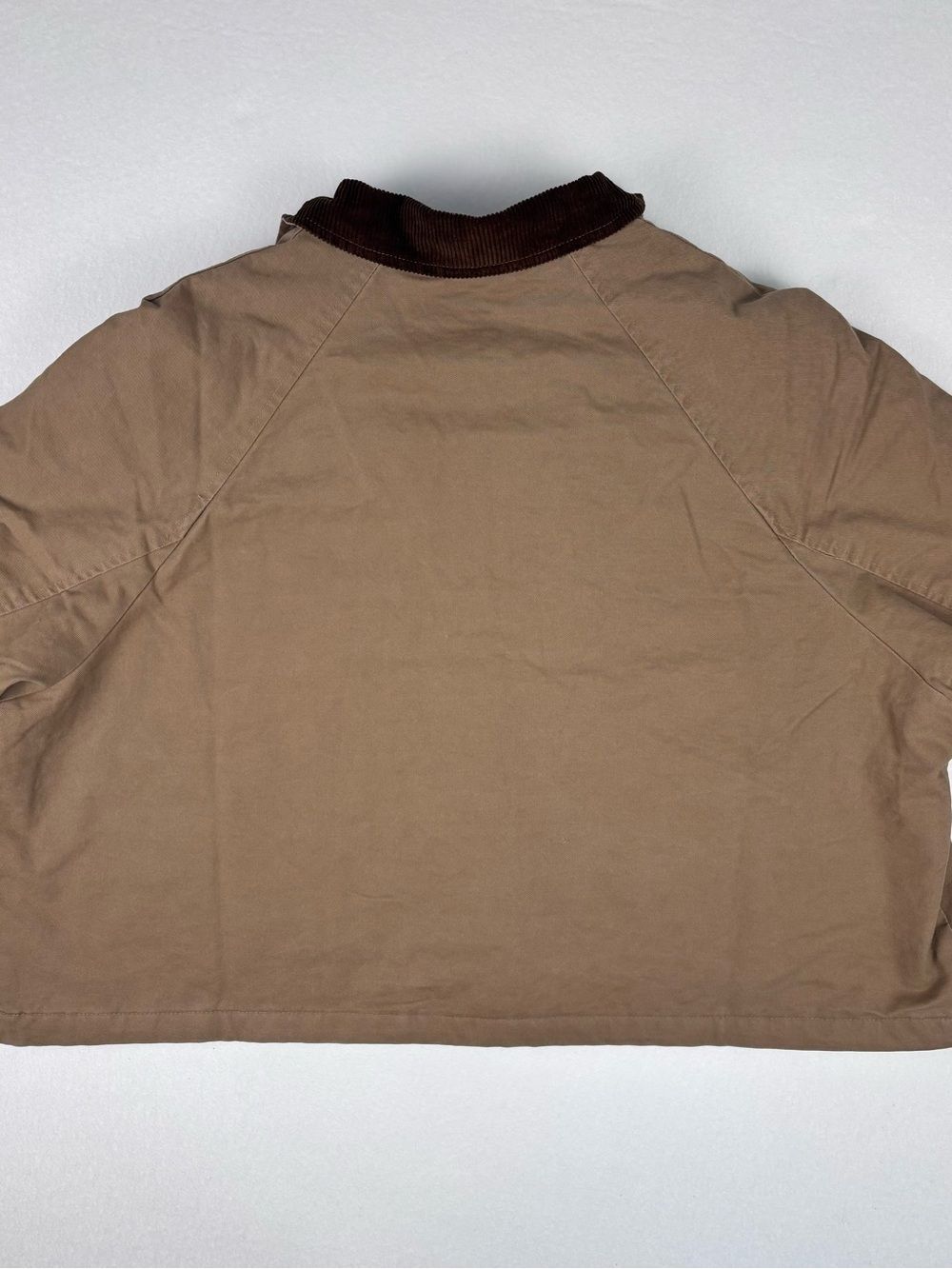 Hunter Women’s Tan Barn Jacket Corduroy Collar Quilted NWT Large - Picture 6 of 13